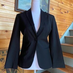 Kenneth Cole New York Black 100% Wool Blazer